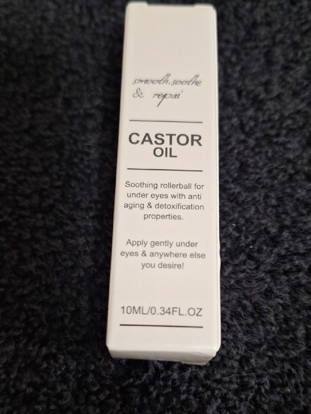 Castor Oil Soothing Eye Roll-On - Essential Oils - Organic - 10 Ml